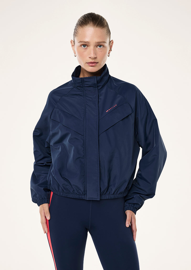 P.E Nation Shield Jacket in Dark Navy