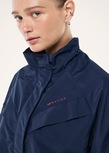 P.E Nation Shield Jacket in Dark Navy