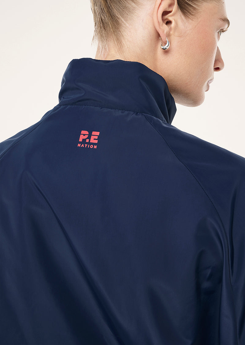 P.E Nation Shield Jacket in Dark Navy