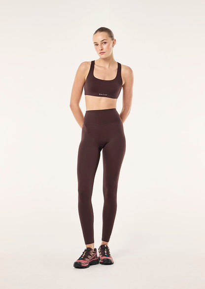 P.E Nation Signature Scoop Sports Bra in Dark Plum