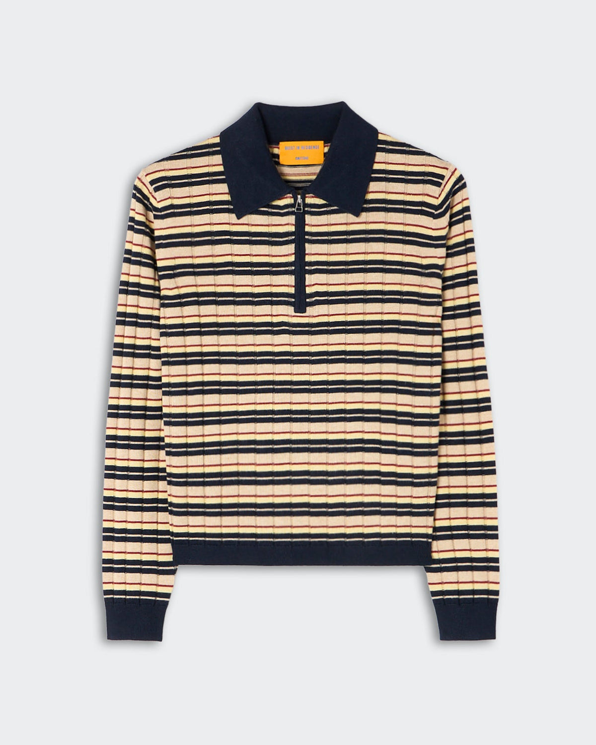 Guest in Residence Track Polo in Midnight Combo