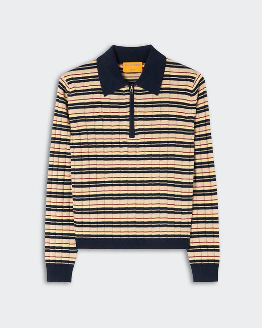Guest in Residence Track Polo in Midnight Combo