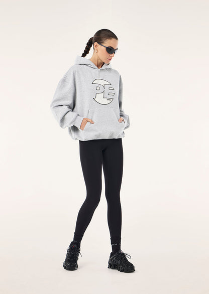 P.E Nation Voltage Hoodie in Mid Grey Marle