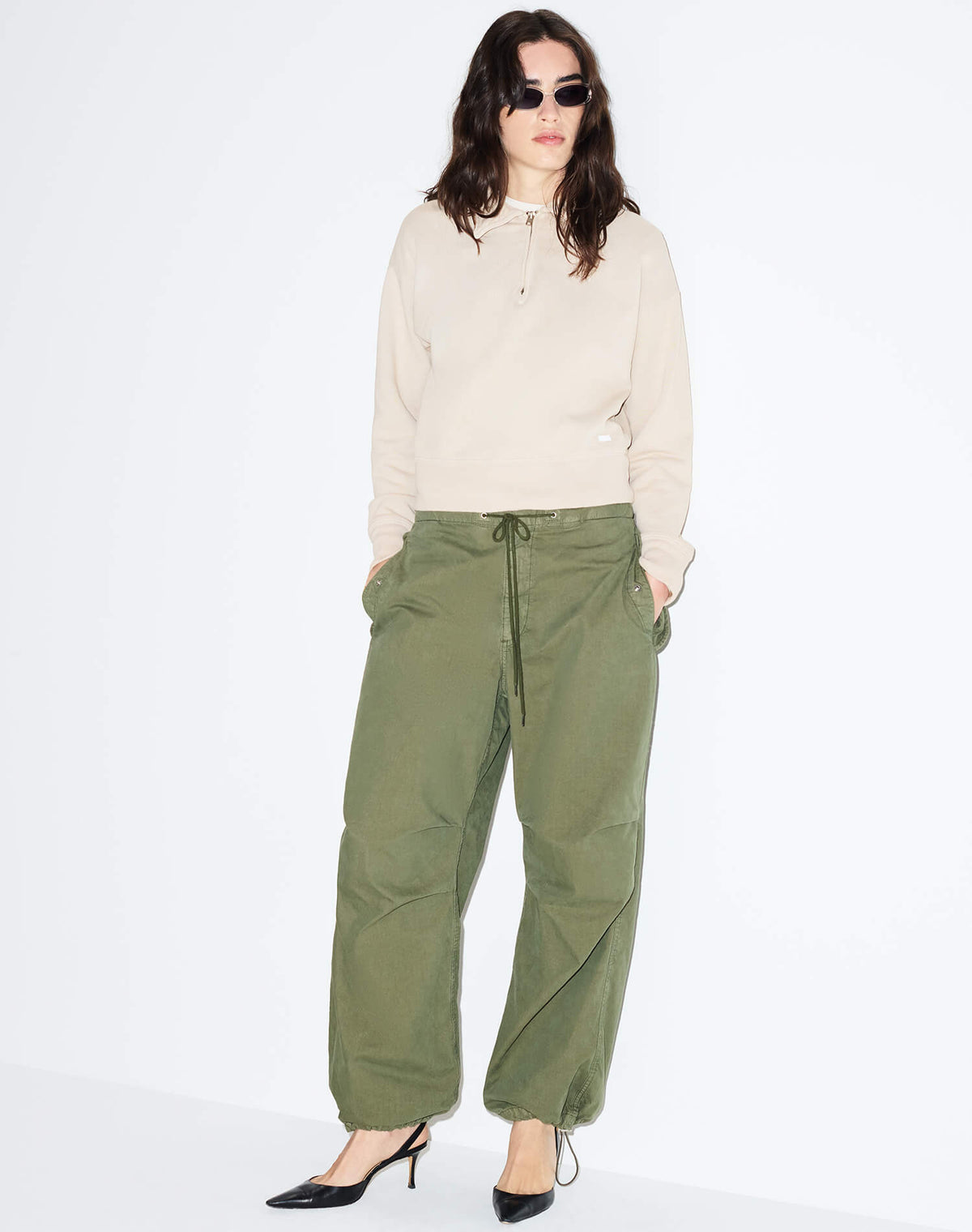 RE/DONE Outer Pant in Fatigue