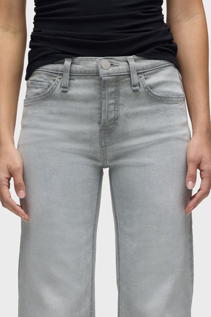 Hudson Rosie High-Rise Wide Leg Jean With Cuff in Washed Slate